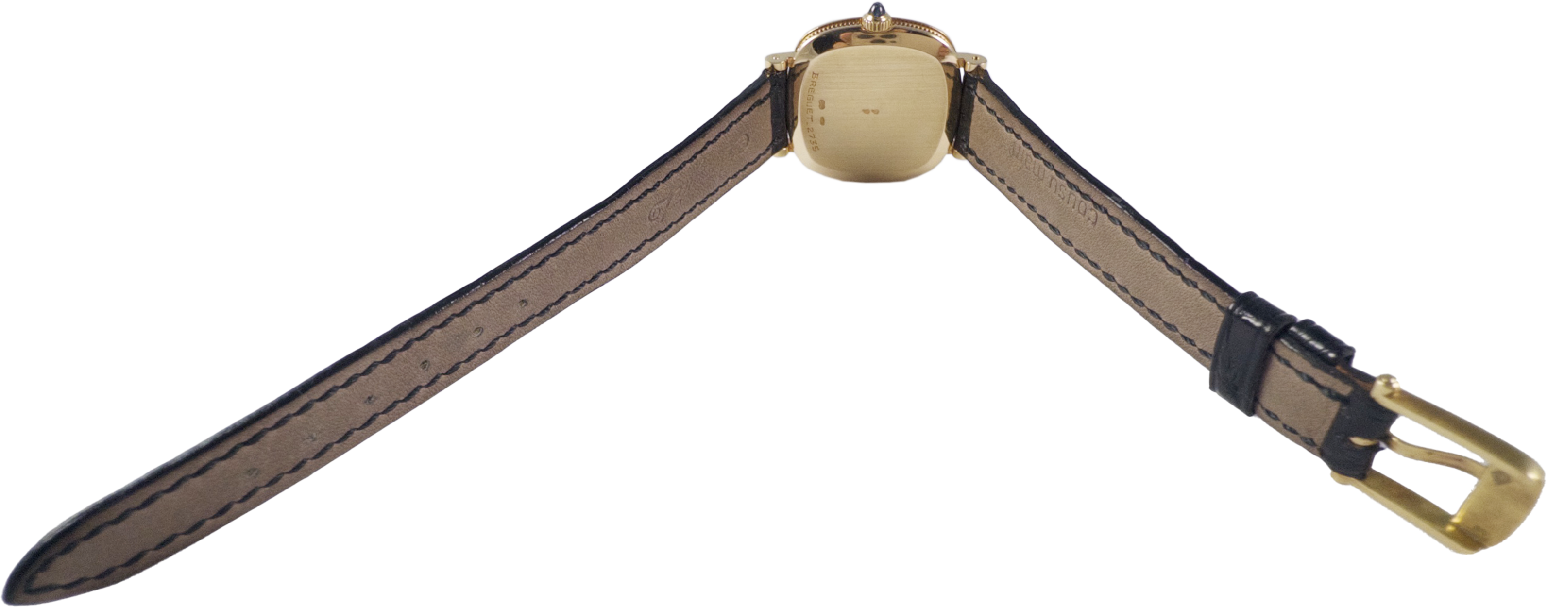 Breguet Classique Cushion Case 18K Yellow Gold + Diamonds 2735